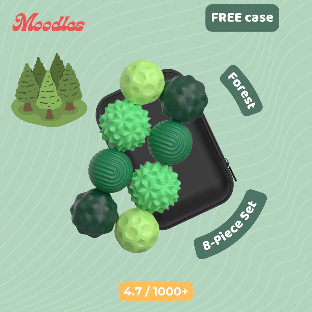 Moodles™ – Magnetic Mood Balls that Melt Stress Away (Free Case)
