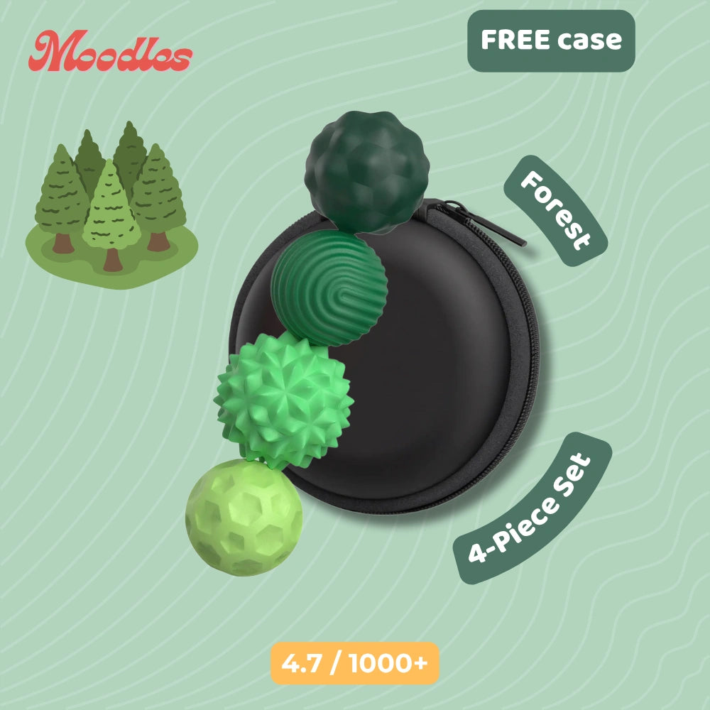 Moodles™ – Magnetic Mood Balls that Melt Stress Away (Free Case)