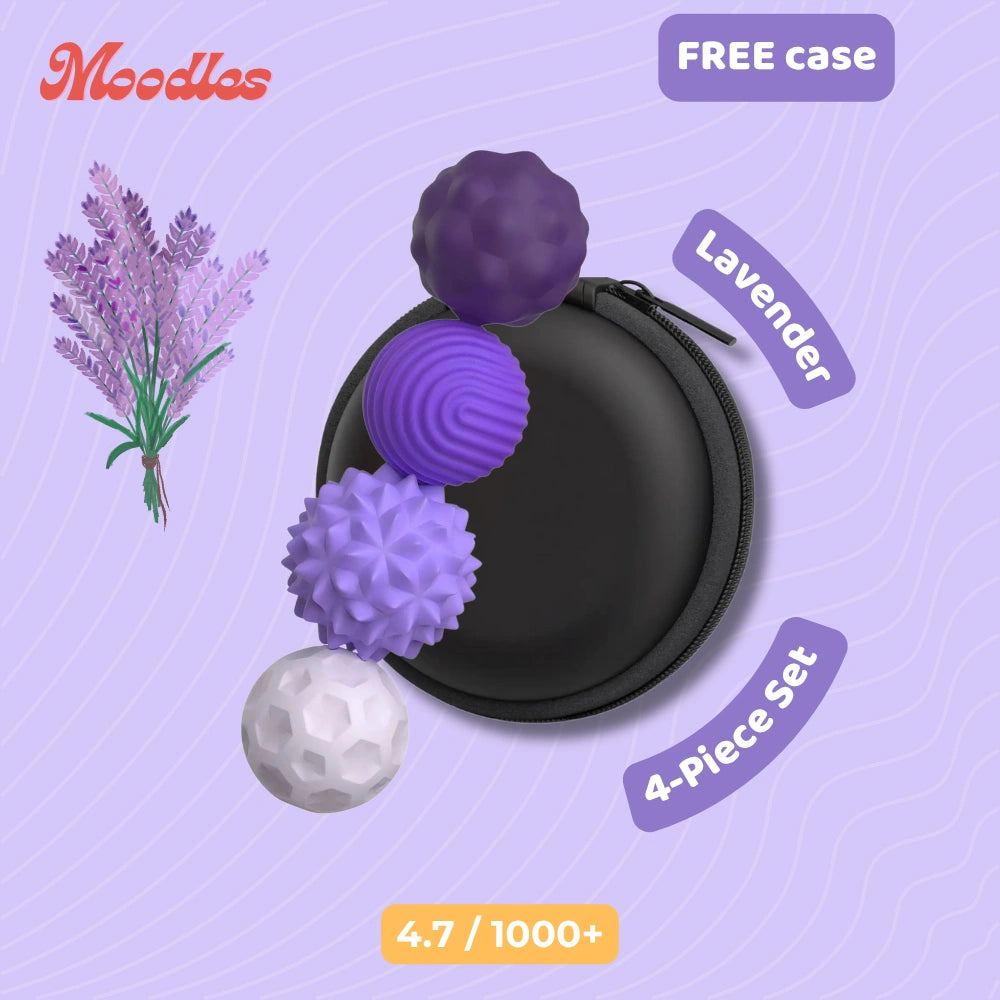 Moodles™ – Magnetic Mood Balls that Melt Stress Away (Free Case)
