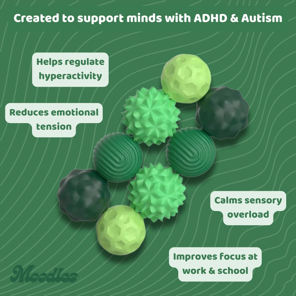 Moodles™ – Magnetic Mood Balls that Melt Stress Away (Free Case)