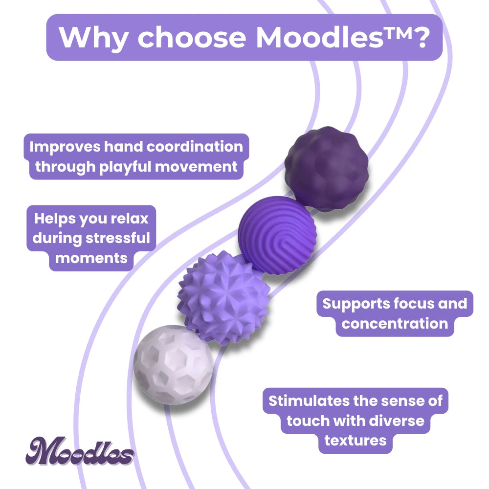 Moodles™ – Magnetic Mood Balls that Melt Stress Away (Free Case)