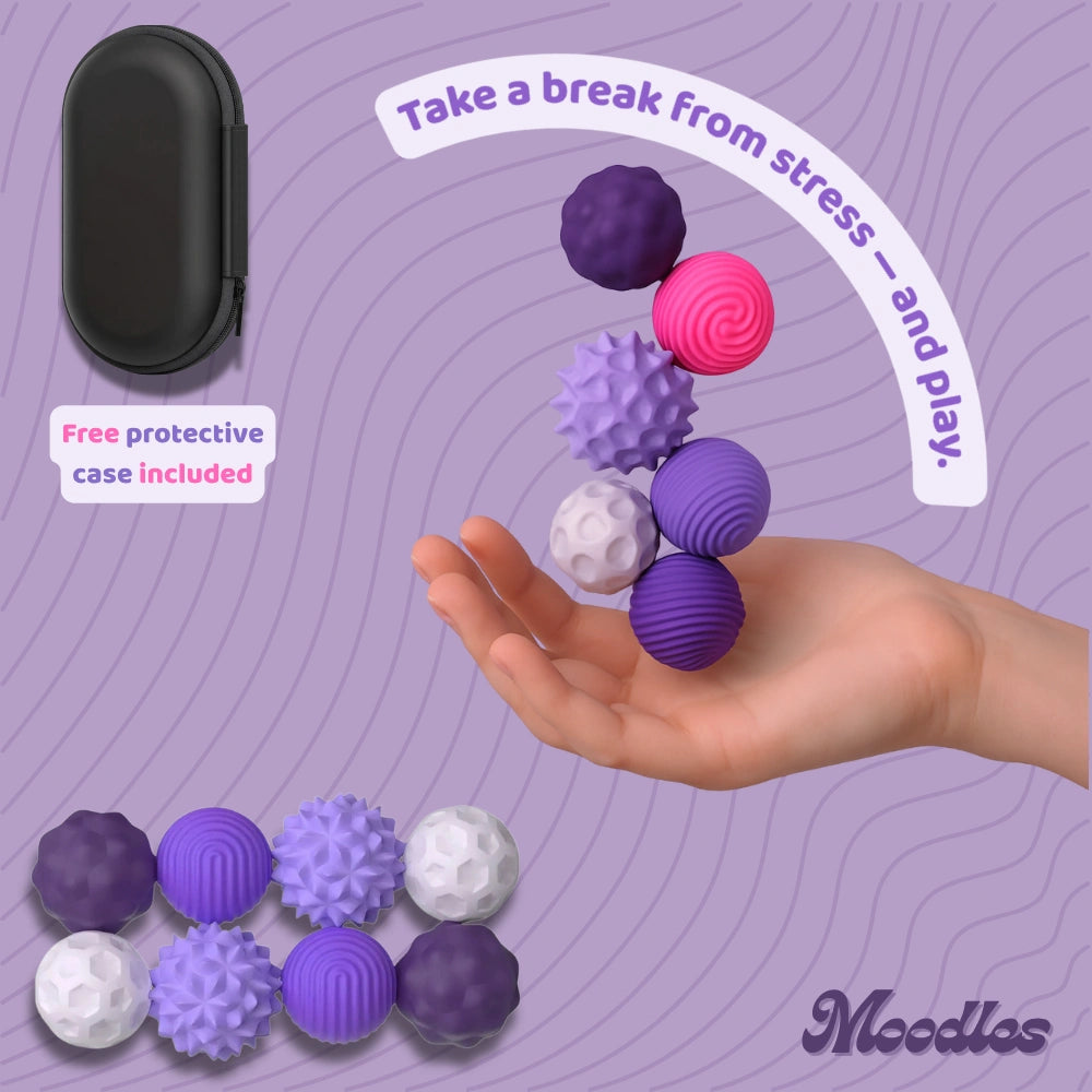 Moodles™ – Magnetic Mood Balls that Melt Stress Away (Free Case)